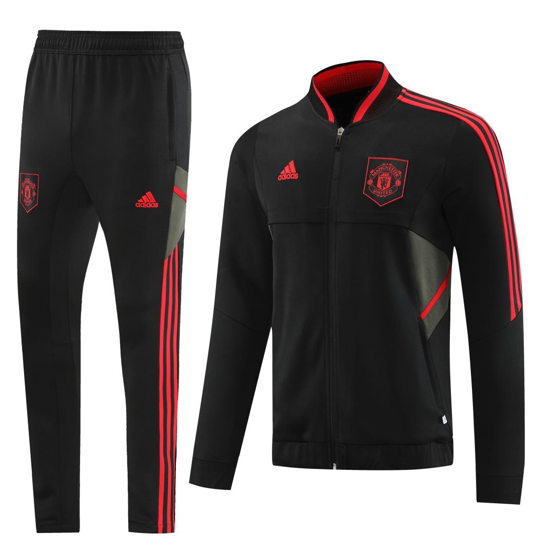 AAA Quality Manchester Utd 22/23 Tracksuit - Red/Black